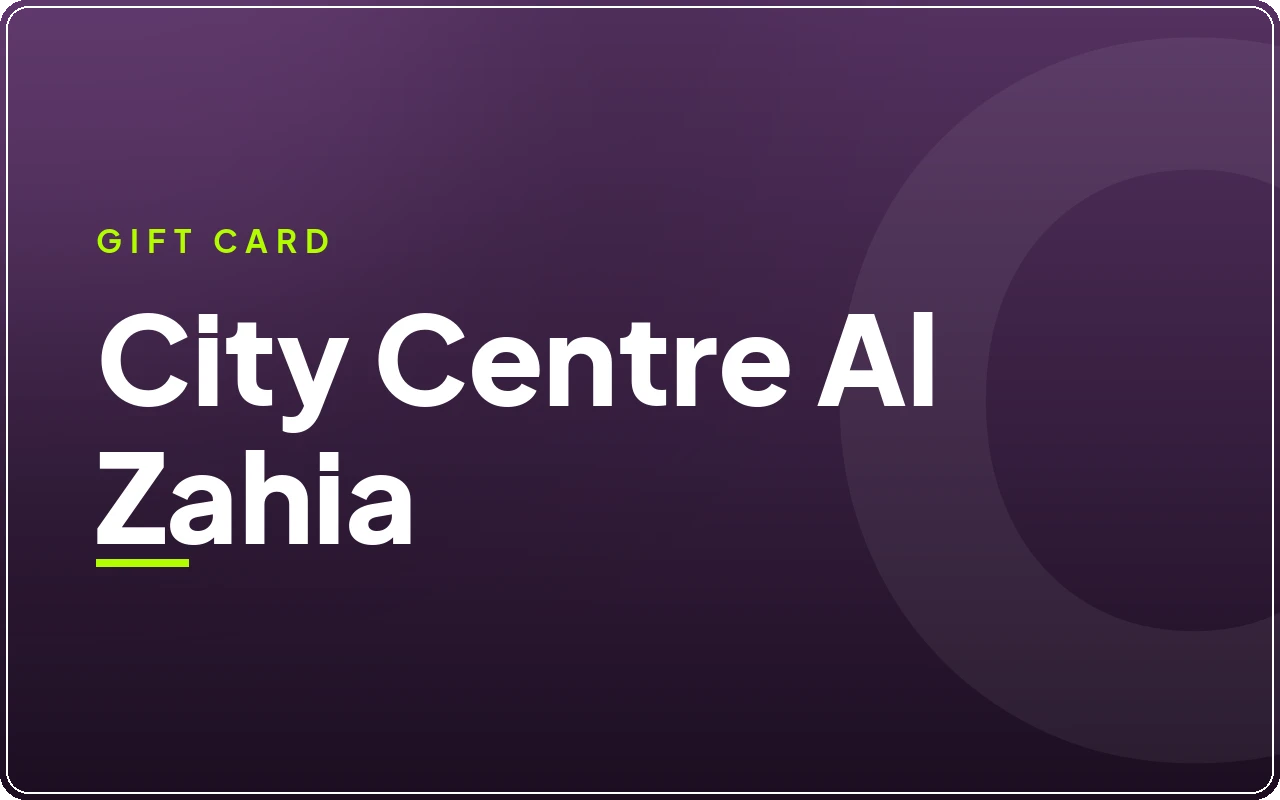 City Centre Al Zahia Sharjah 100 AED Gift Card (United Arab Emirates)
