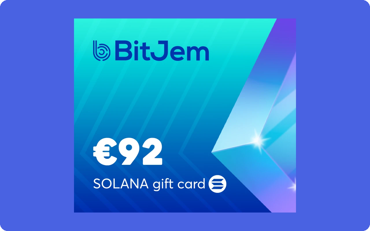 Bitjem Crypto €92 Gift Card (Europe)