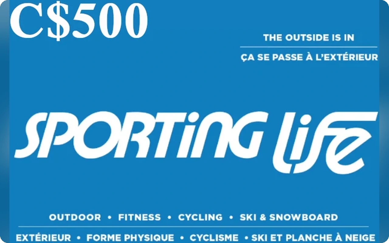 Sporting Life C$500 Gift Card (Canada)