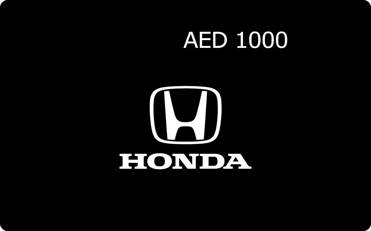 Honda 1000 AED Gift Card (United Arab Emirates)