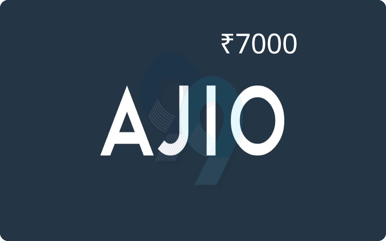 Ajio ₹7000 Gift Card (India)