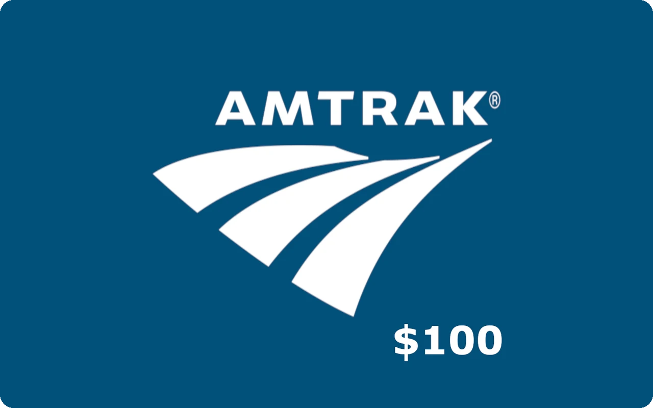 Amtrak $100 Gift Card (United States)