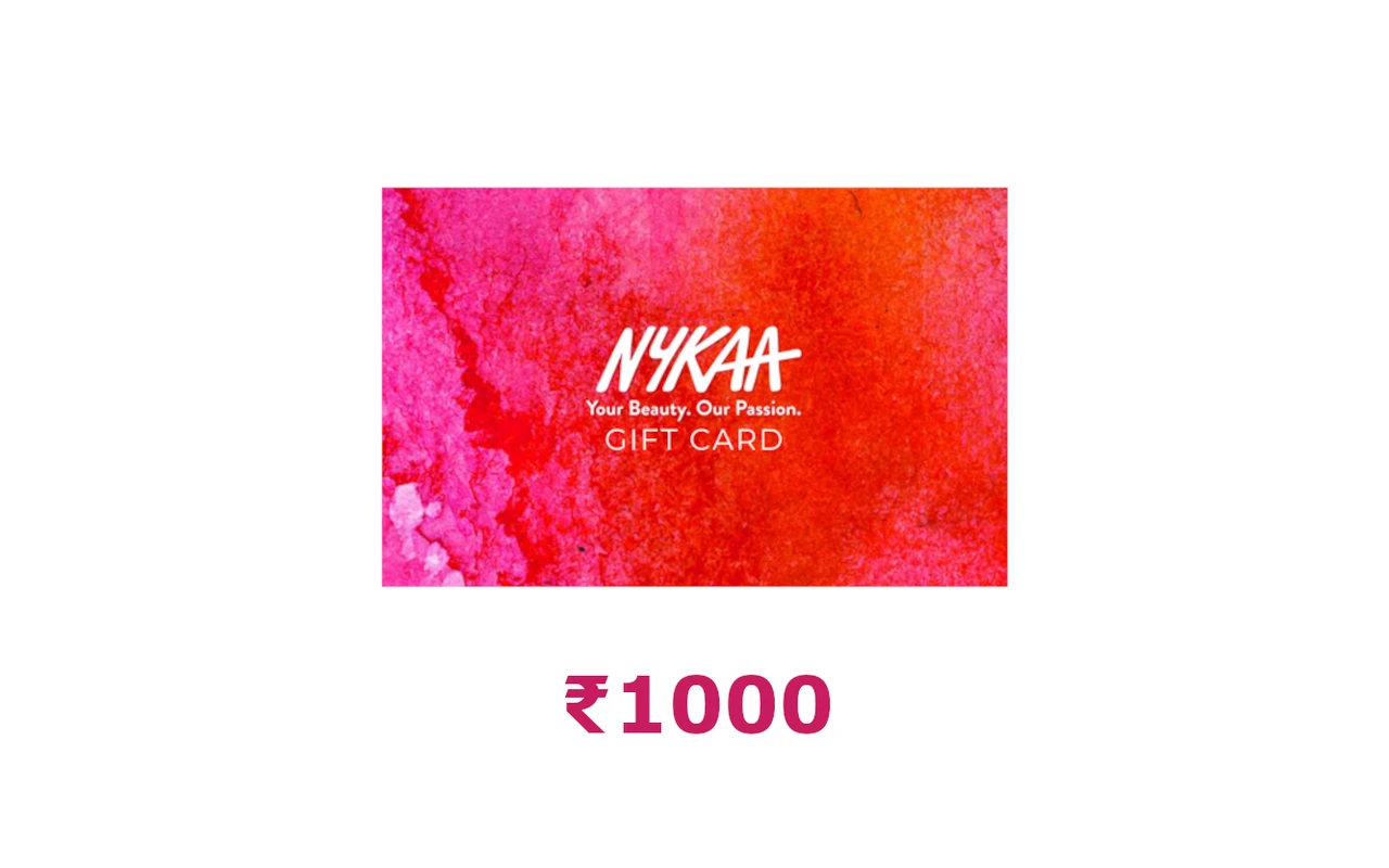 Nykaa ₹1000 Gift Card (India)