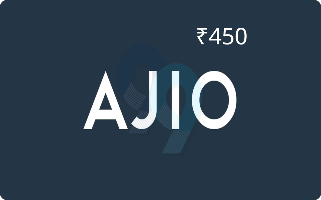 Ajio ₹450 Gift Card (India)