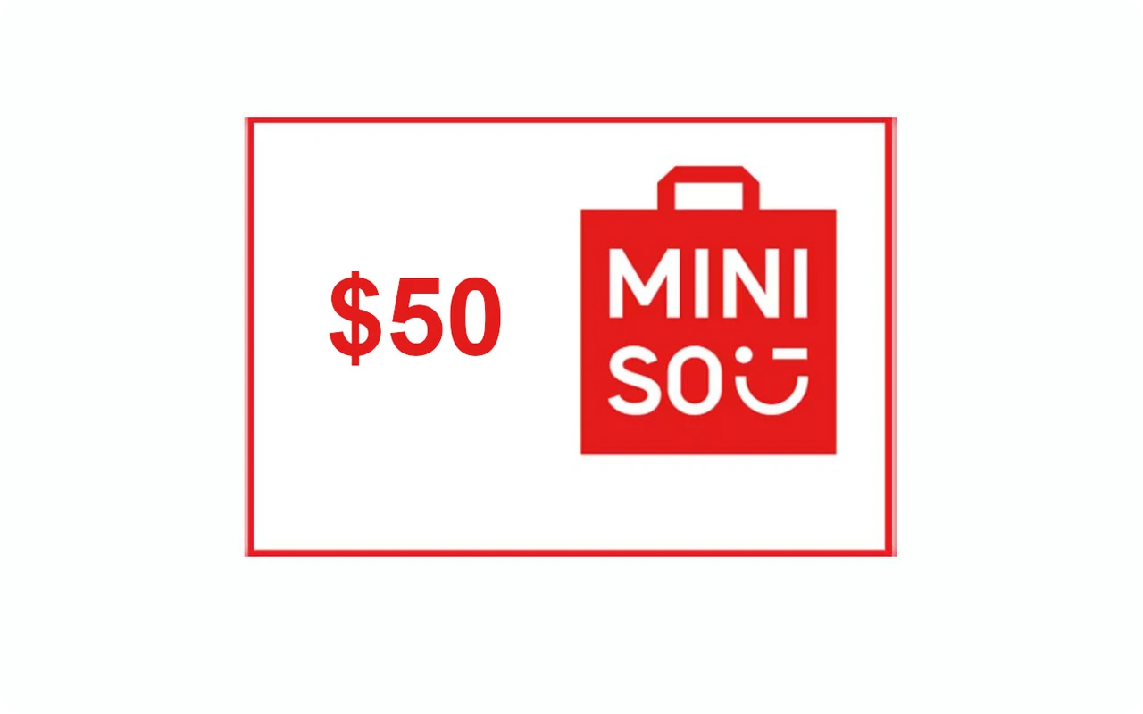 MINISO S$50 Gift Card (Singapore)