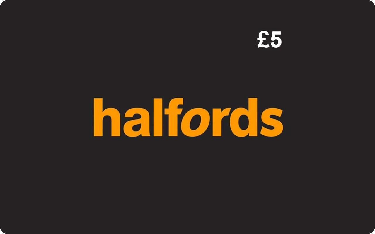 Halfords £5 Gift Card (United Kingdom)