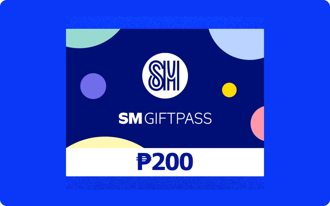 Smgift ₱200 Gift Card (Philippines)