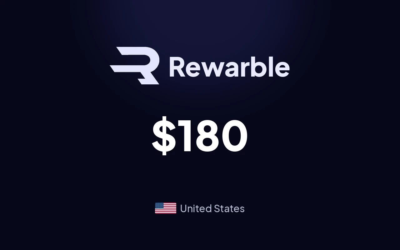 Rewarble Crypto $180 Gift Card (United States)