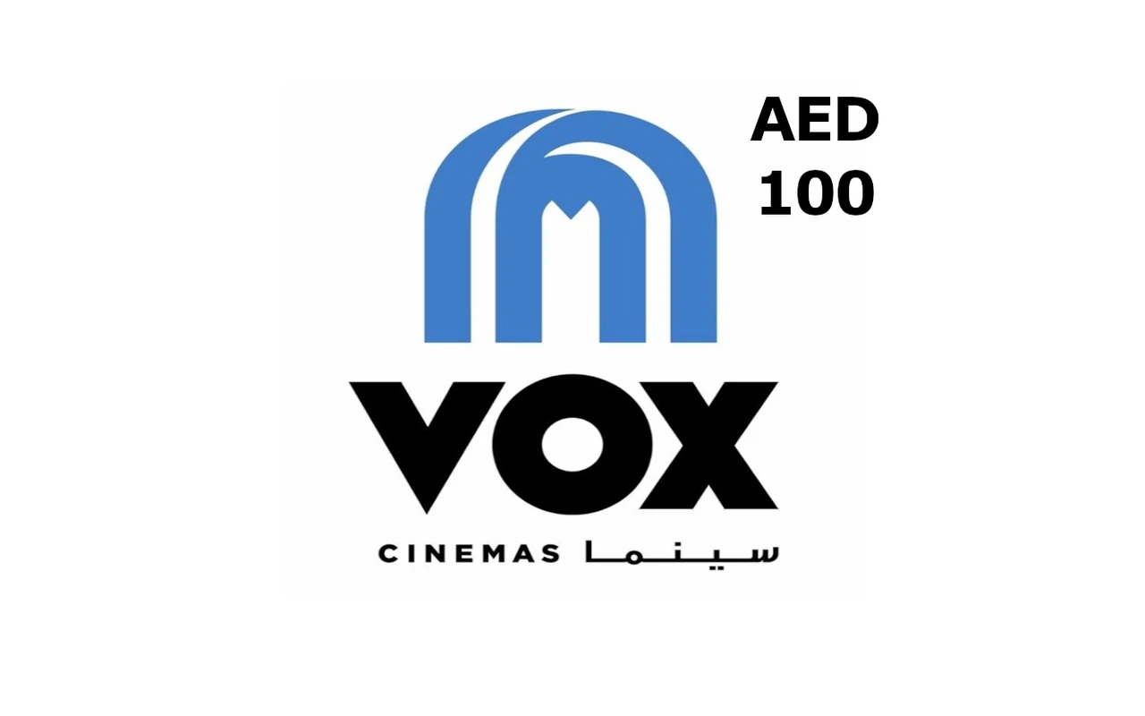 Vox Cinema 100 AED Gift Card (United Arab Emirates)