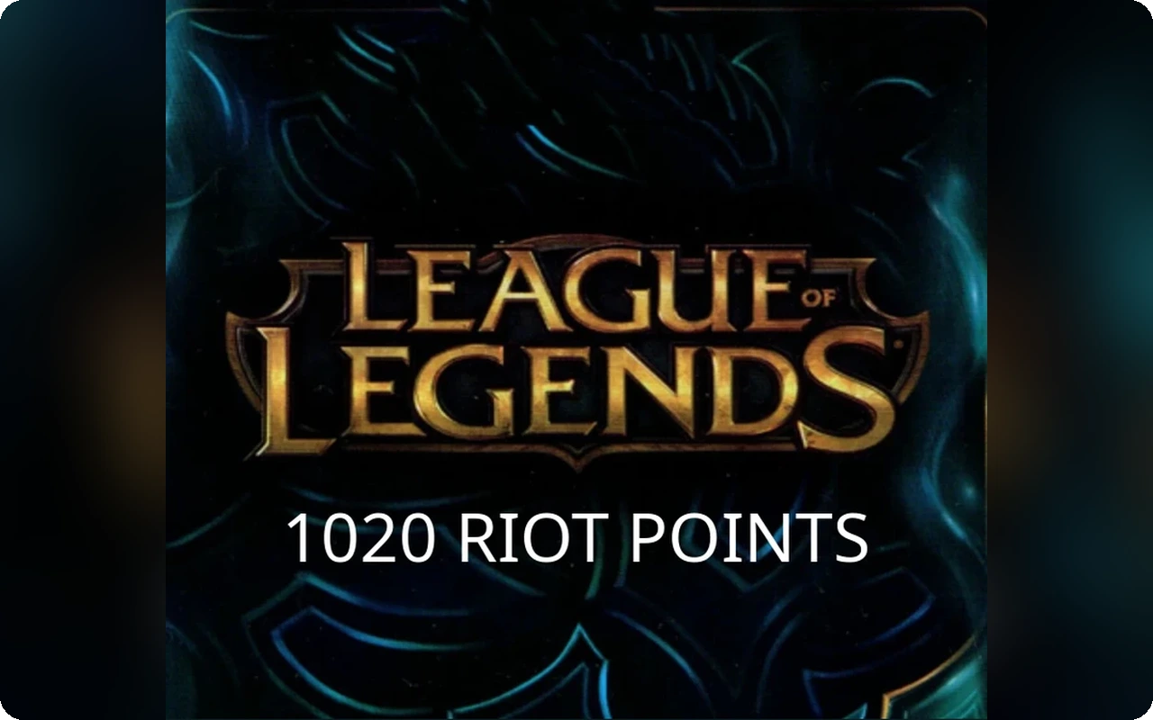 League of Legends 1020 Gift Card (Brazil)