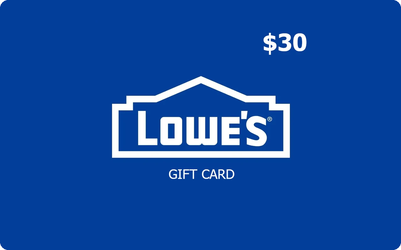 Lowe's $30 Gift Card (United States)