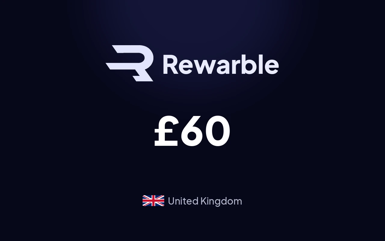 Rewarble Aliexpress £60 Gift Card (United Kingdom)