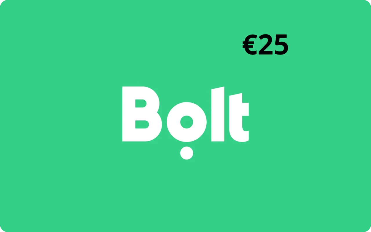 Bolt €25 Gift Card (Spain)