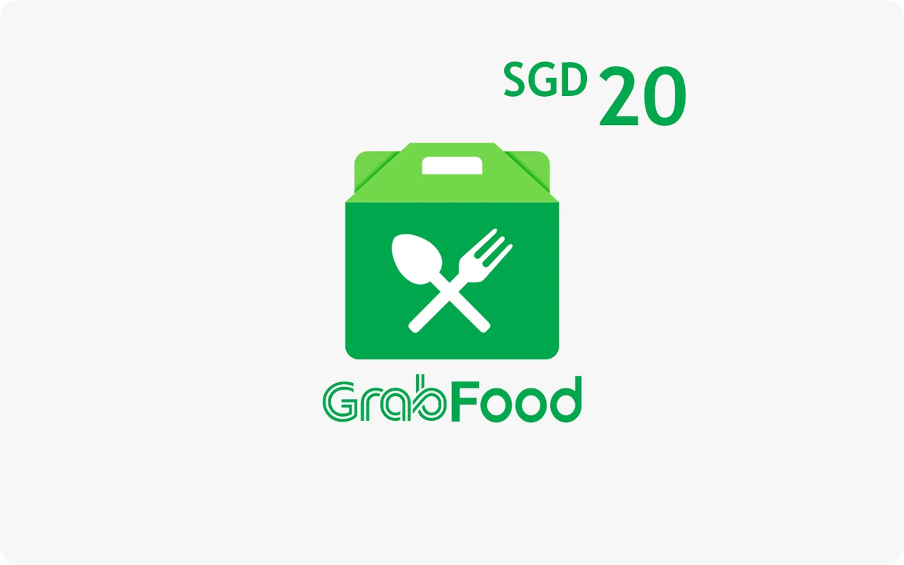 Grab Food S$20 Gift Card (Singapore)