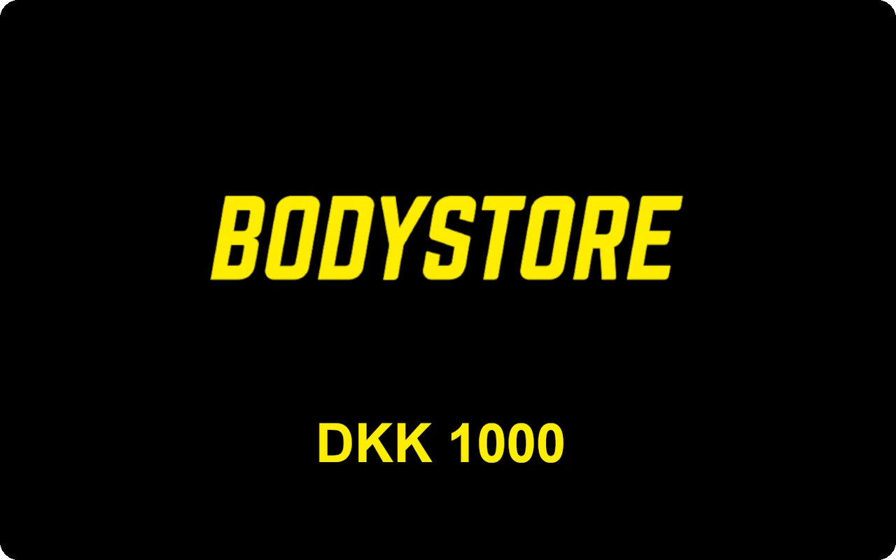 Bodystore 1000 kr Gift Card (Denmark)