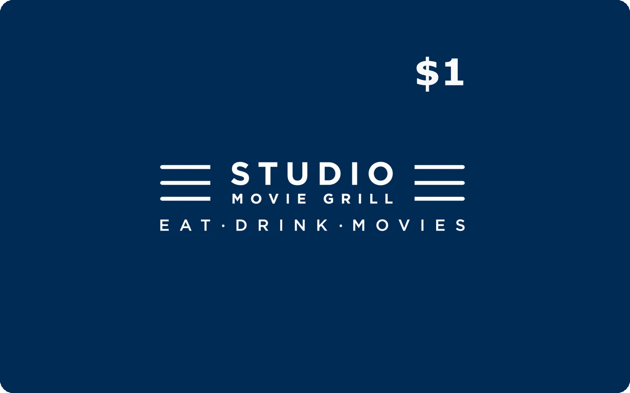 Studio Movie Grill $1 Gift Card (United States)