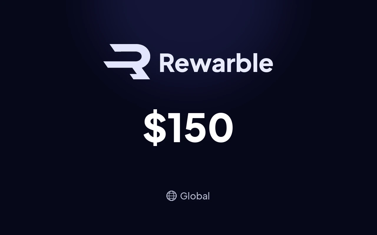 Rewarble Payz $150 Gift Card