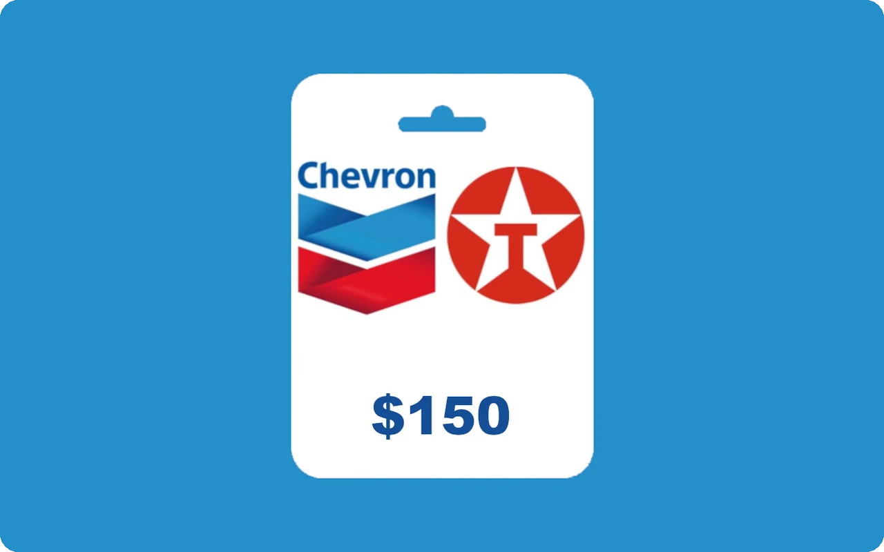 Chevron & Texaco $150 Gift Card (United States)