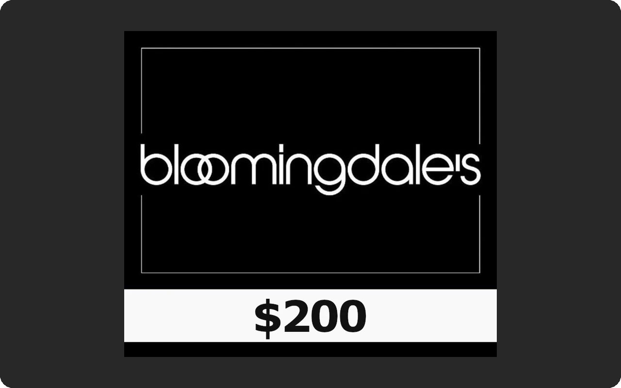 Bloomingdale's $200 Gift Card (United States)