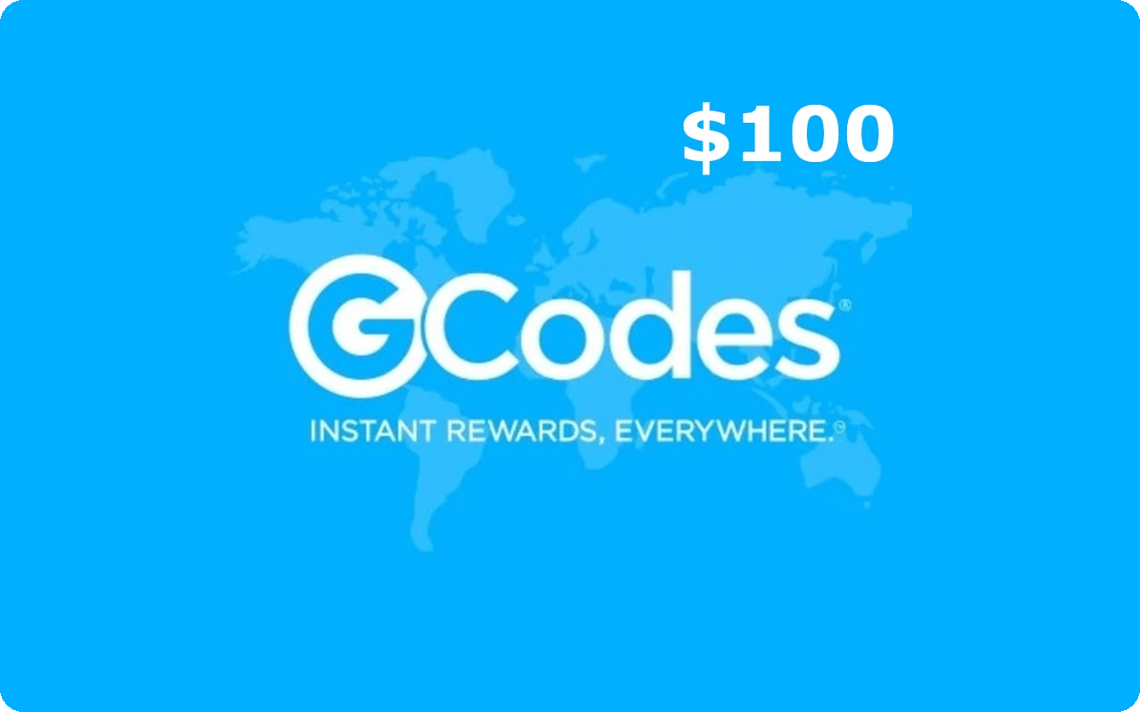 GCodes Global Merchandise $100 Gift Card (United States)