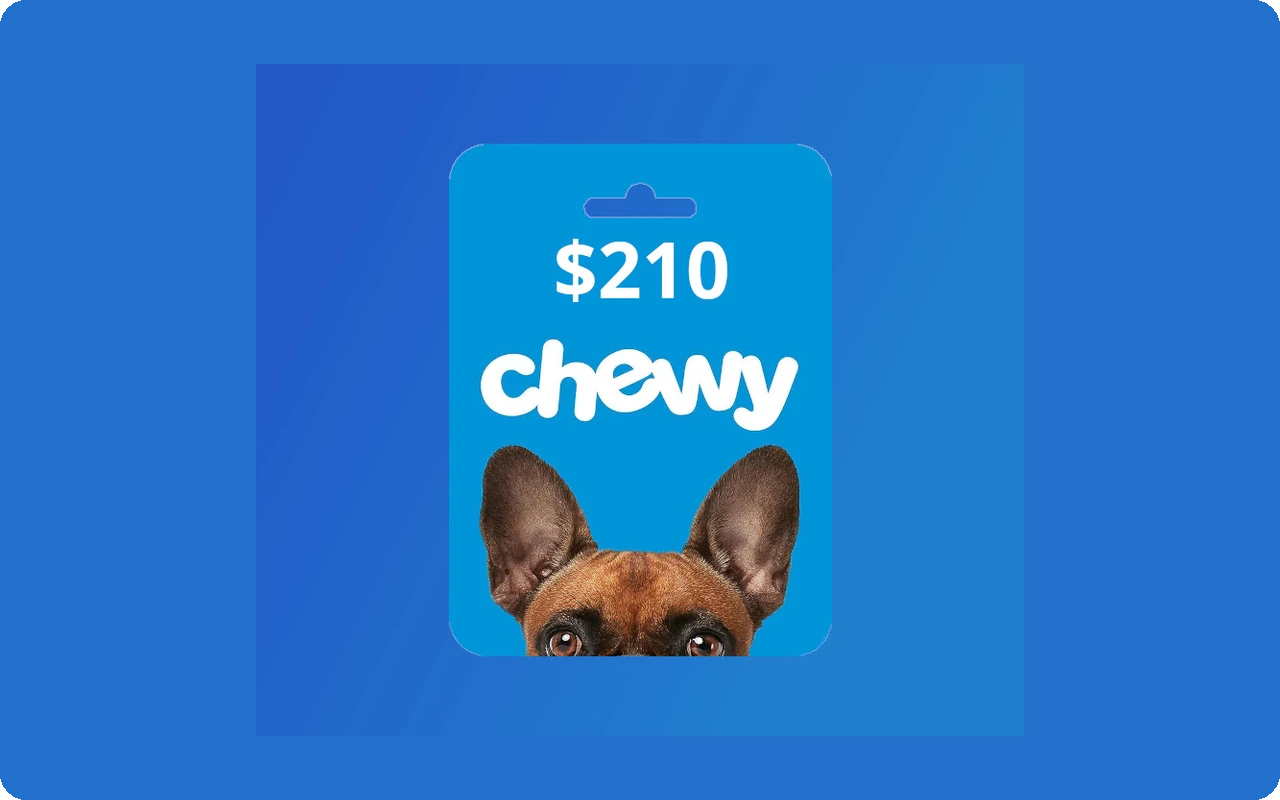 Chewy $210 Gift Card (United States)
