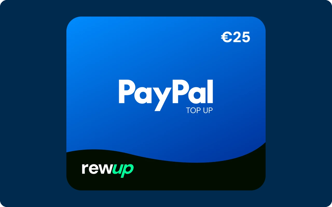 RewUp PayPal €25 Gift Card (Europe)