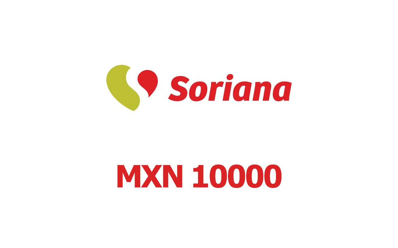 Soriana MX$10000 Gift Card (Mexico)