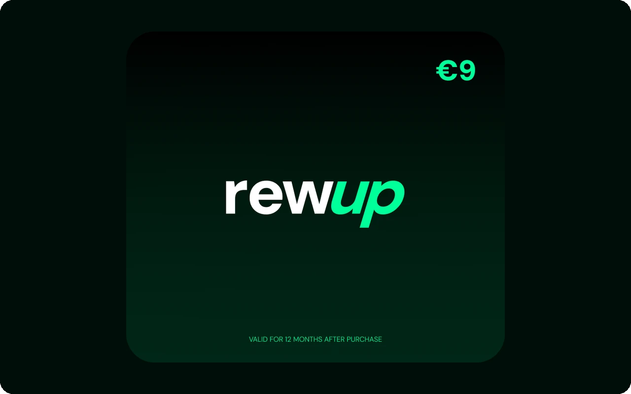Rewup €9 Gift Card (Europe)