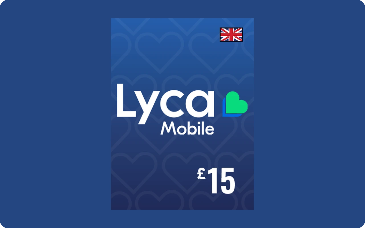 Lycamobile 15 GBP - Lycamobile Key - UNITED KINGDOM