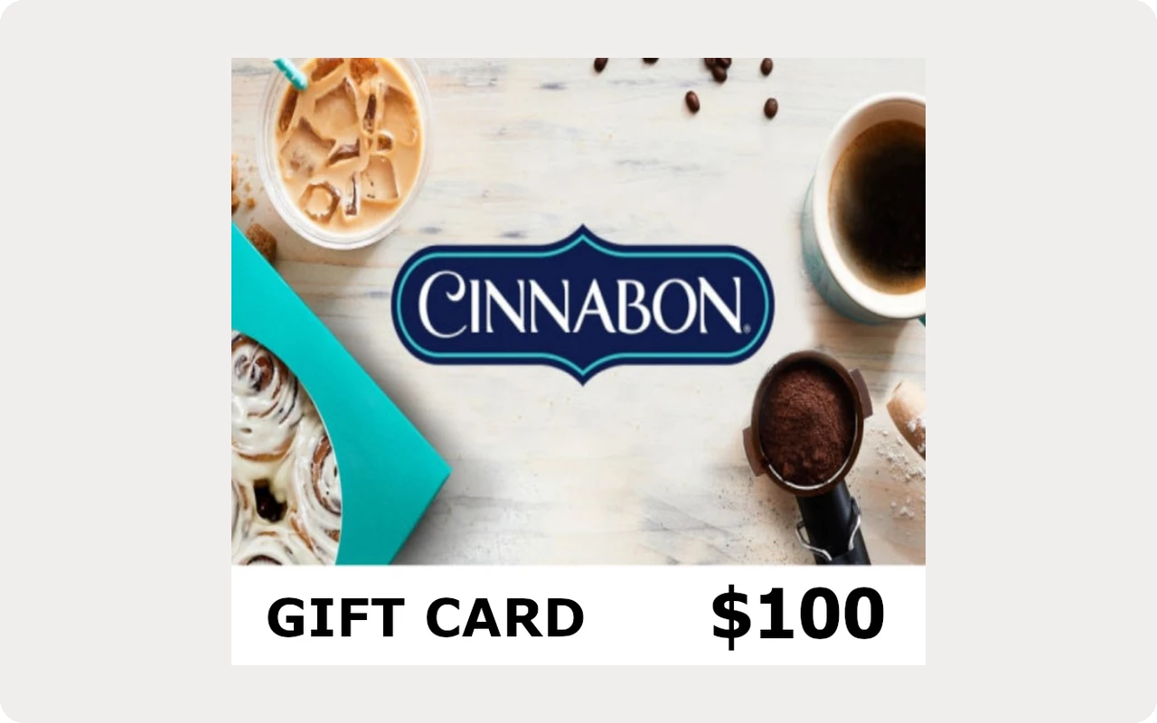 Cinnabon $100 Gift Card (United States)