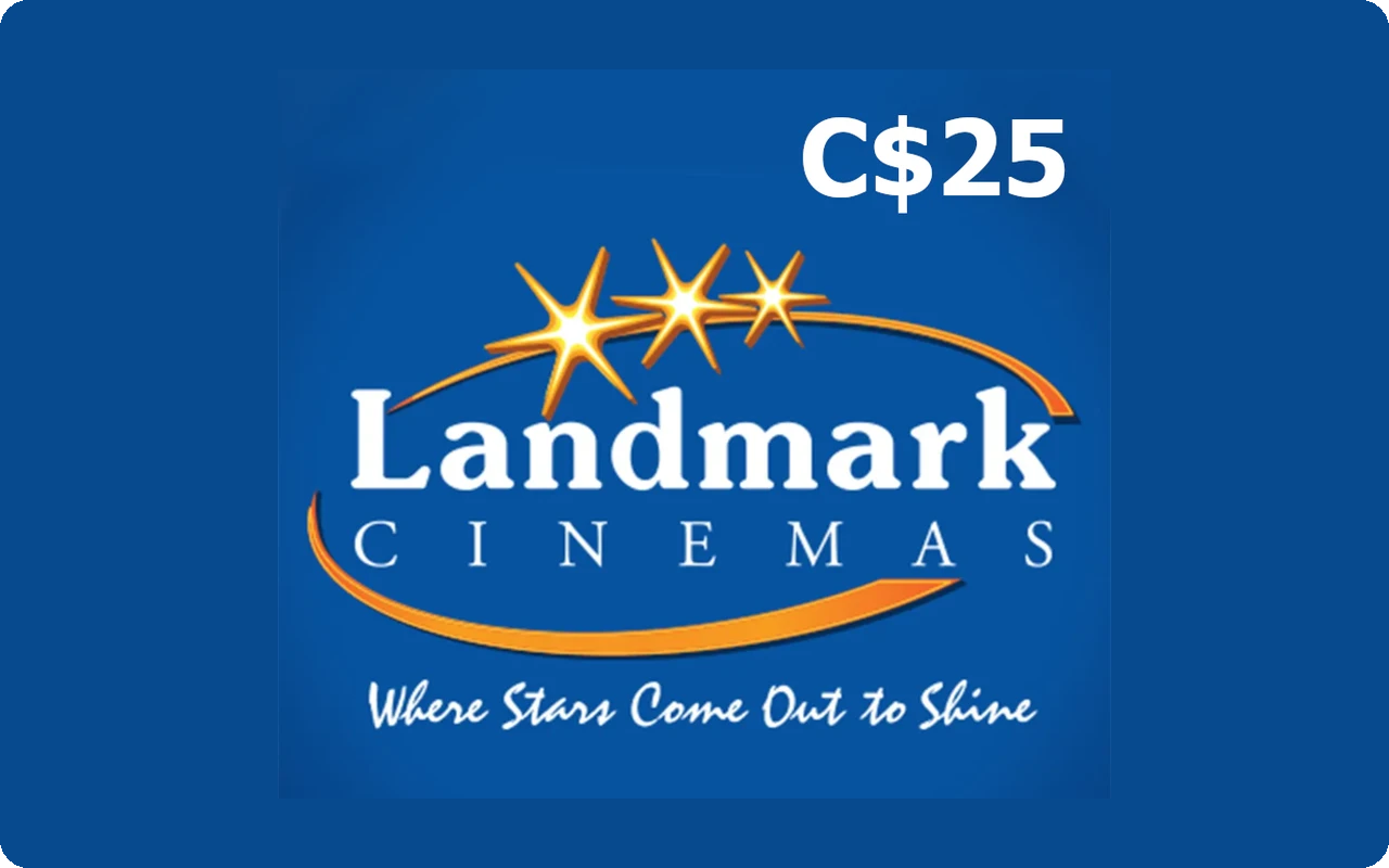 Landmark Cinemas C$25 Gift Card (Canada)