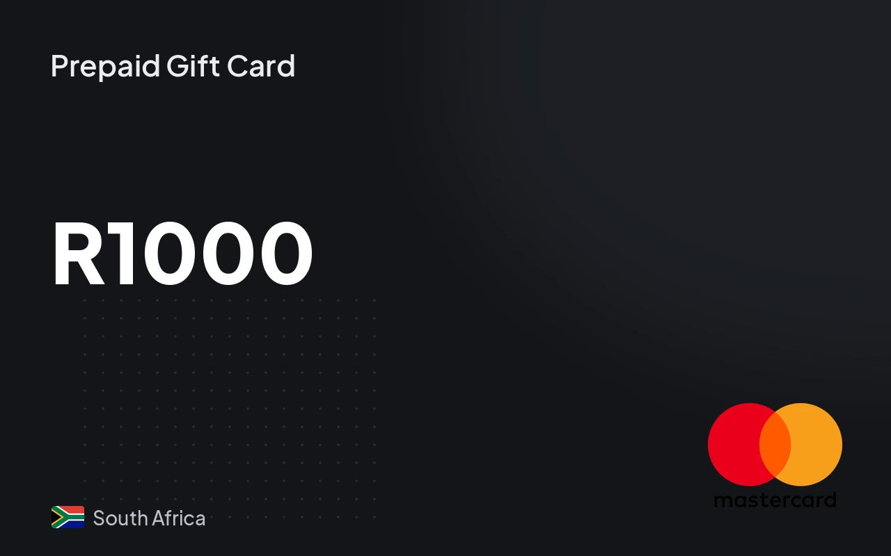 Mastercard R1000 Gift Card (South Africa)