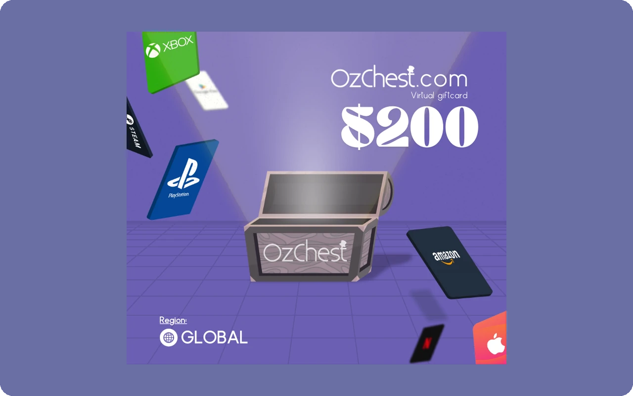 Ozchest $200 Gift Card