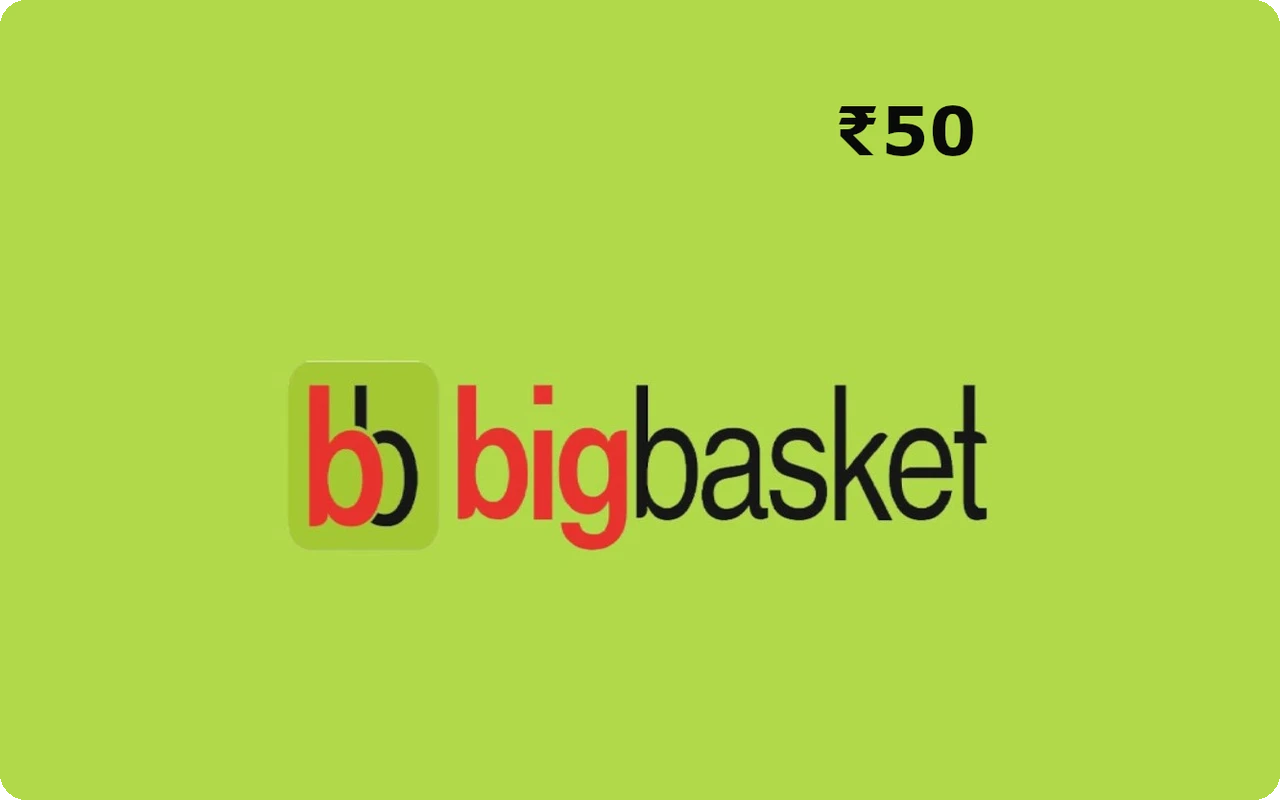 Bigbasket ₹50 Gift Card (India)