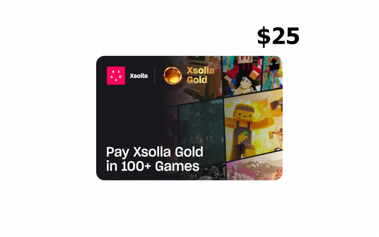 Xsolla Gold $25 Gift Card (United States)