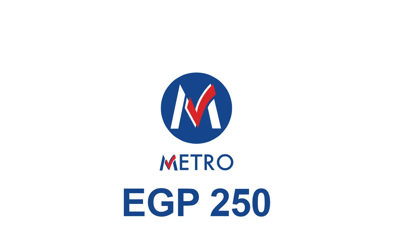 Metro £250 Gift Card (Egypt)