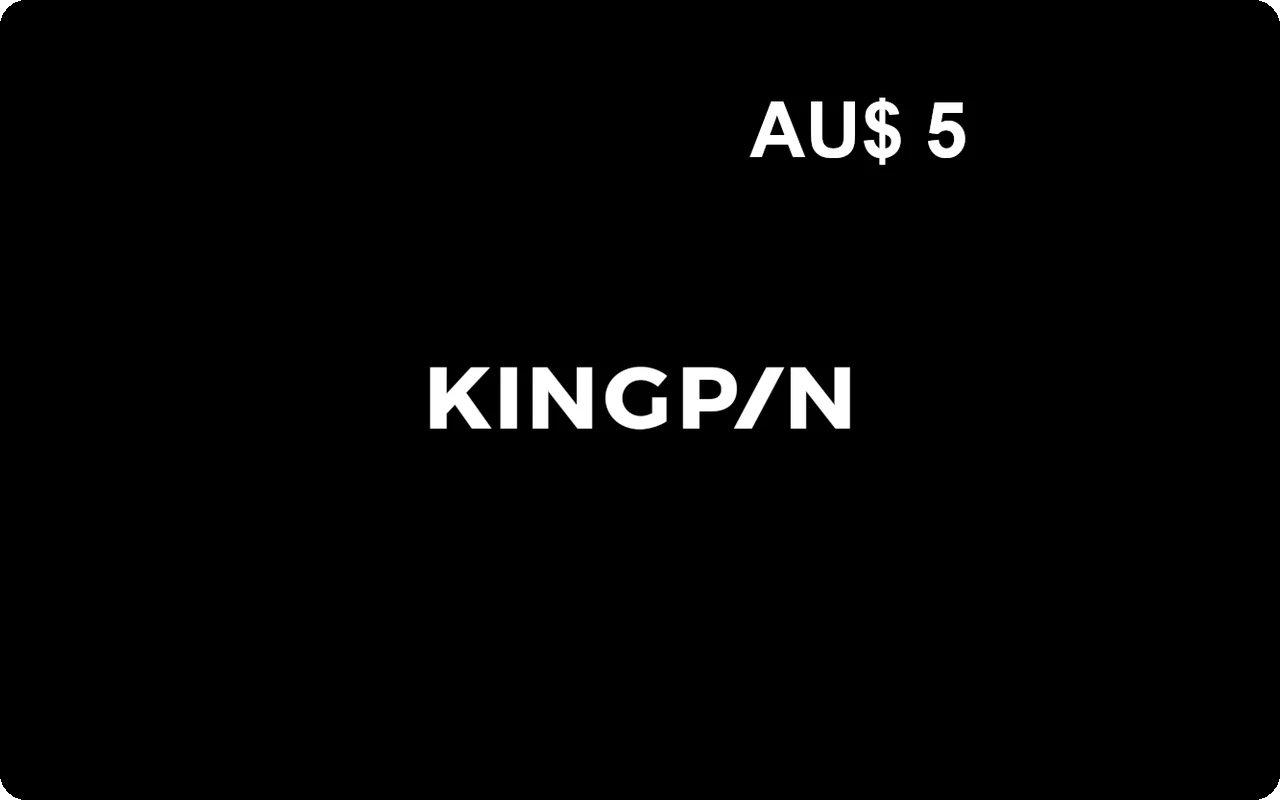 Kingpin A$5 Gift Card (Australia)