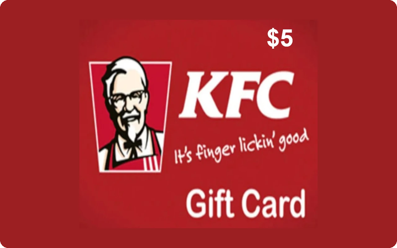 KFC $5 Gift Card (United States)