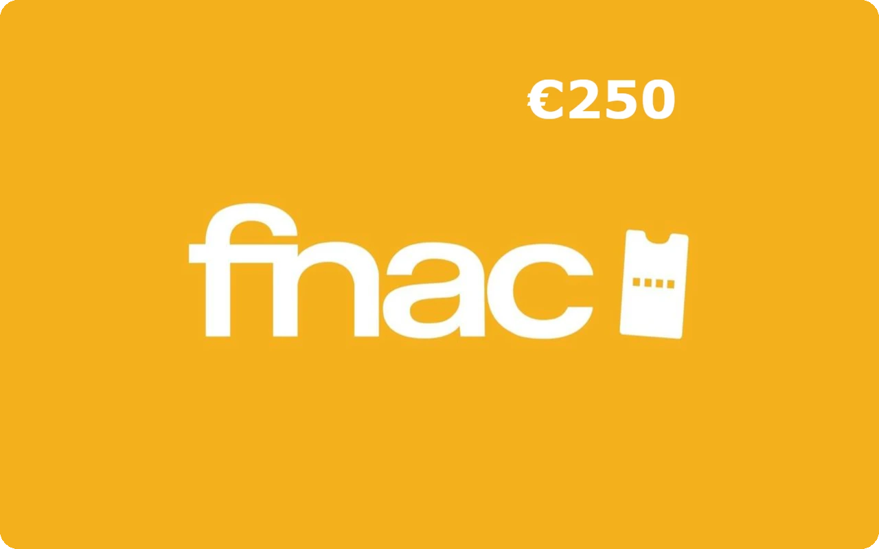 Fnac Billetterie €250 Gift Card (France)