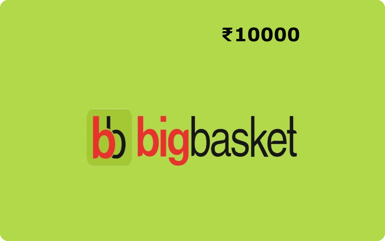 Bigbasket ₹10000 Gift Card (India)