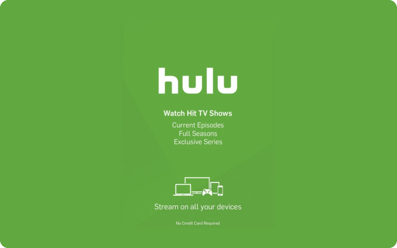 Hulu Gift Card 100 USD - Hulu Key - UNITED STATES