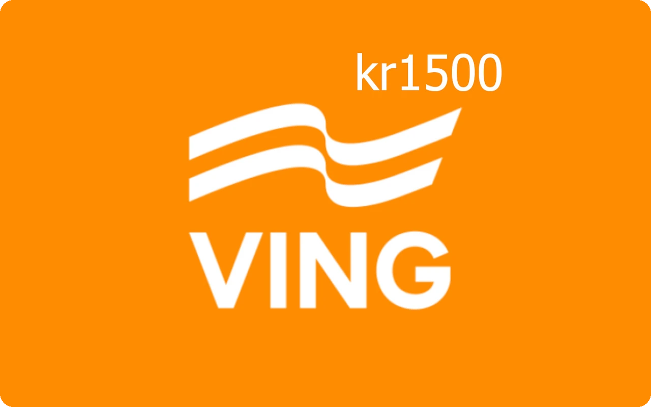 Ving 1500 kr Gift Card (Sweden)
