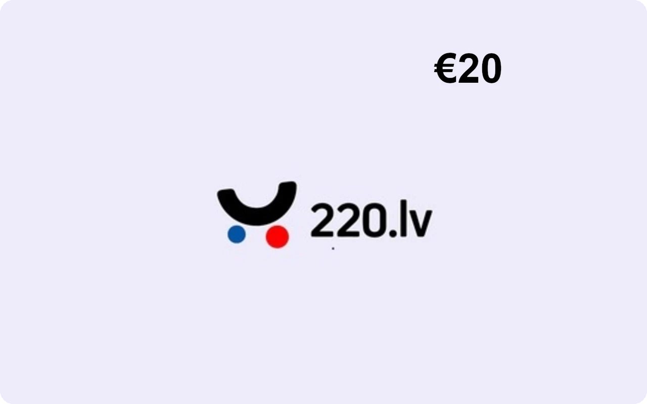 220.lv €20 Gift Card (Latvia)
