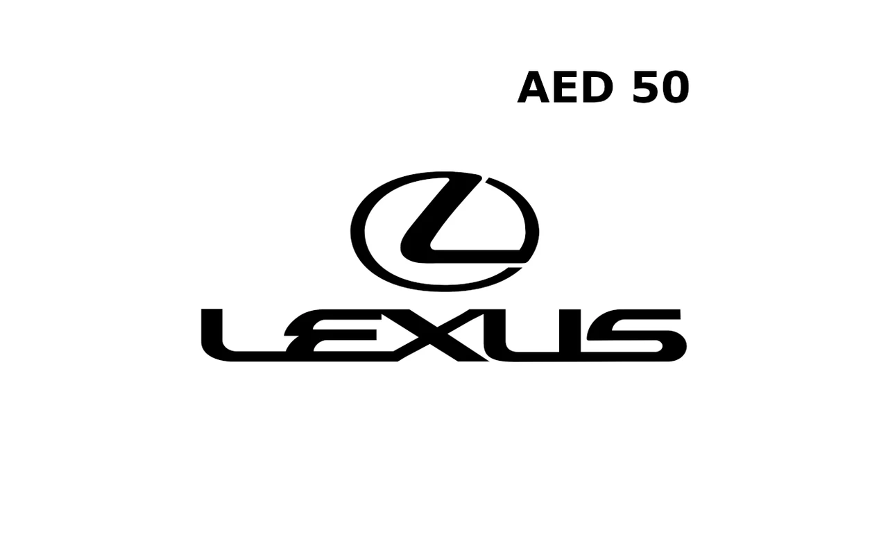 Lexus 50 AED Gift Card (United Arab Emirates)