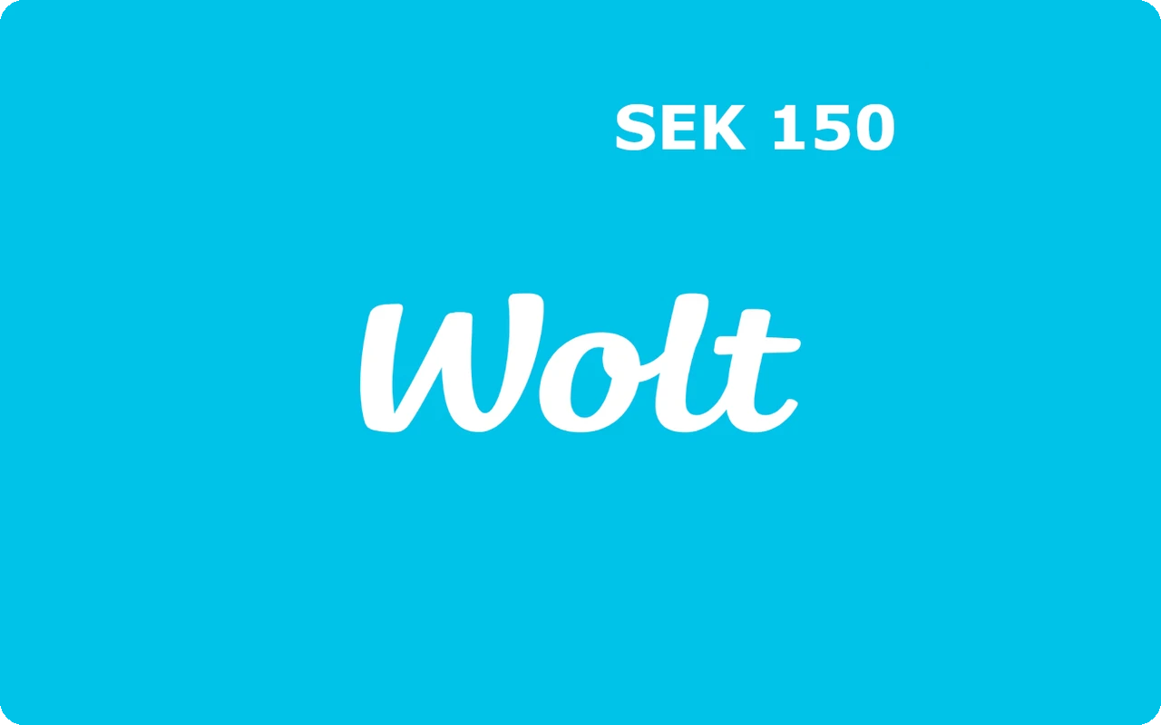 Wolt 150 kr Gift Card (Sweden)