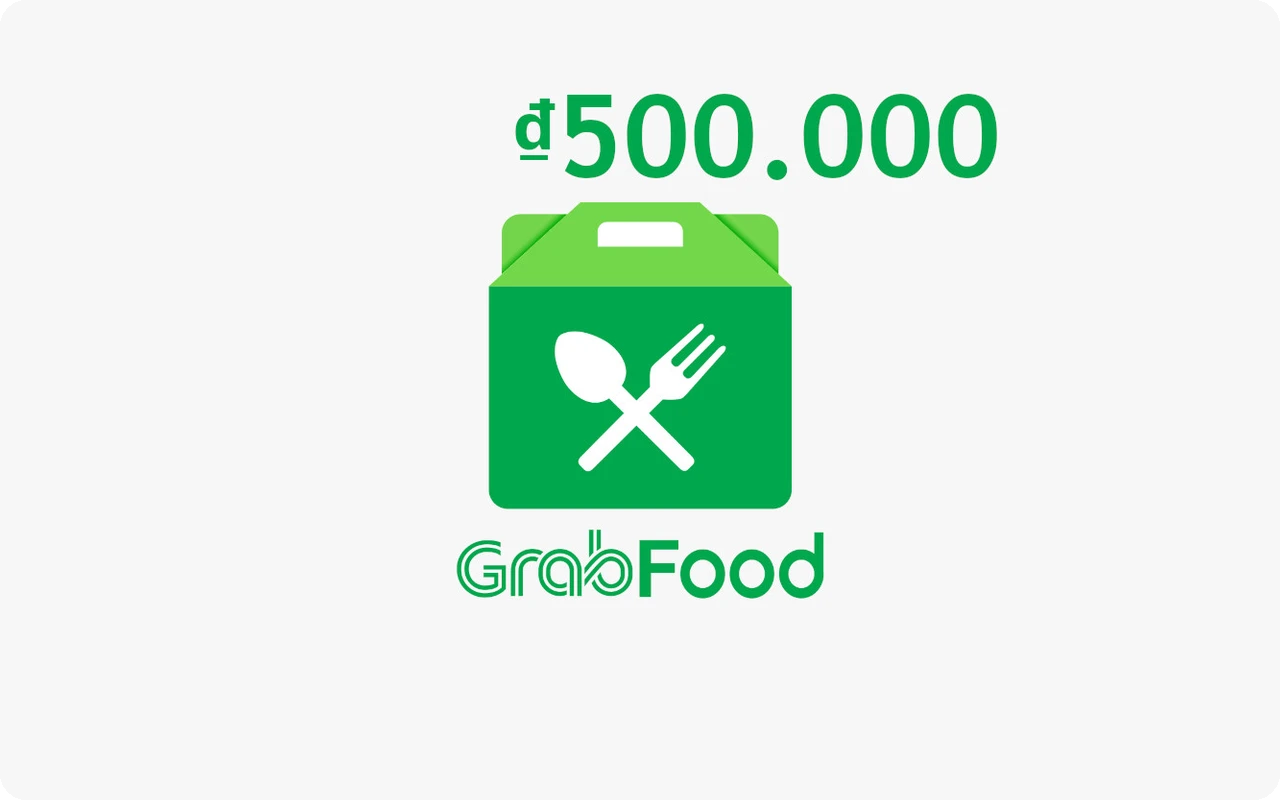 Grab Food ₫500000 Gift Card (Vietnam)