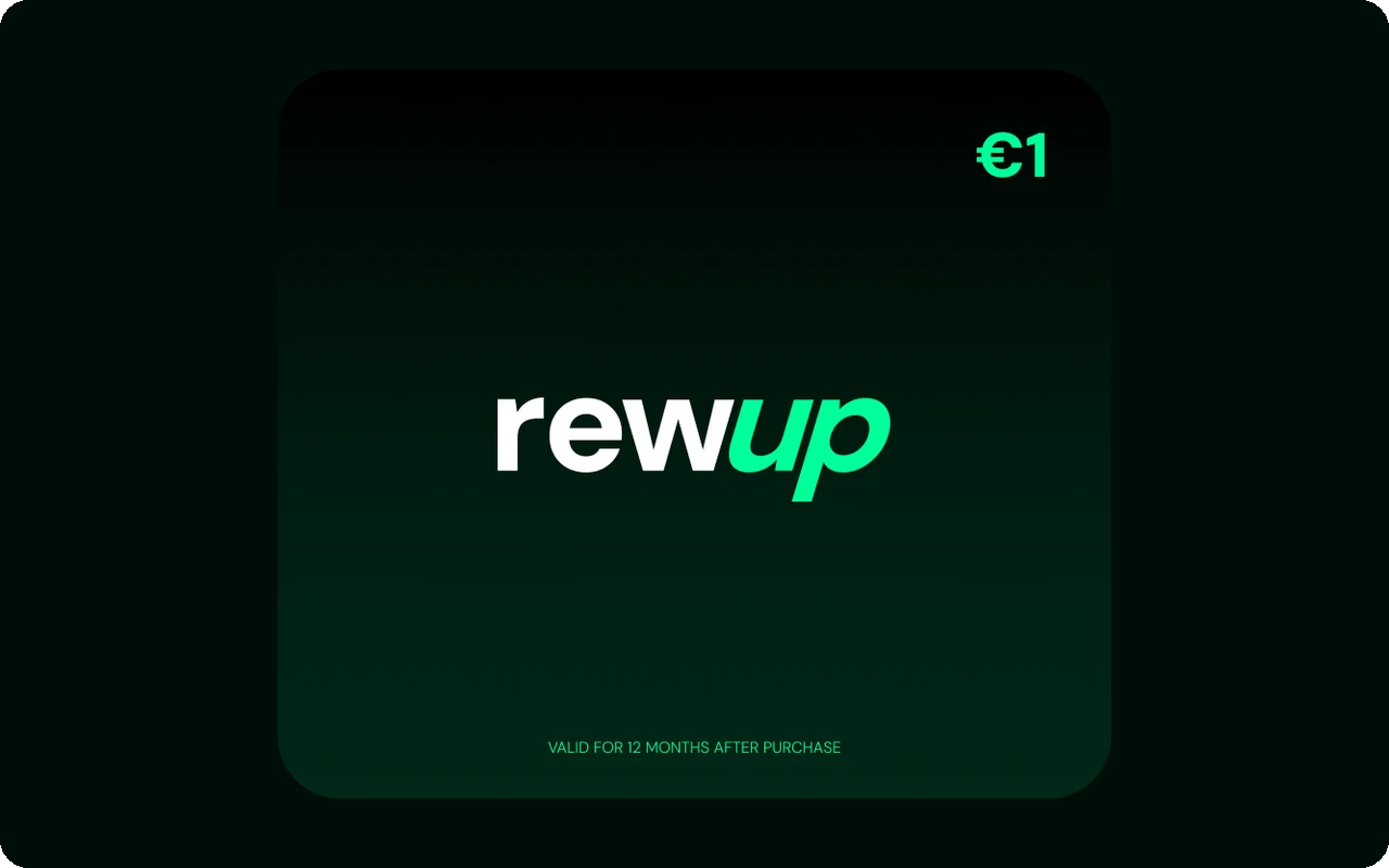 Rewup €1 Gift Card (Europe)