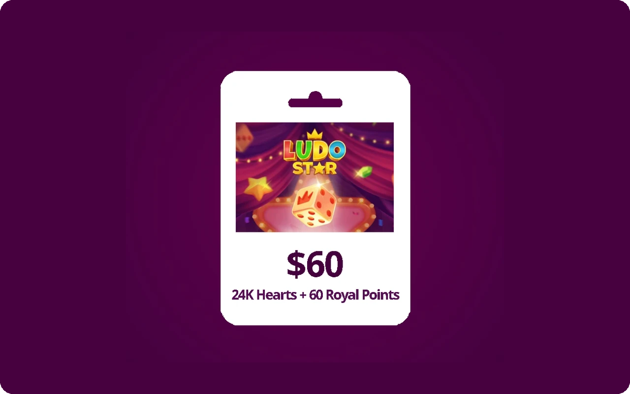 Ludo Star $60 Gift Card (United States)
