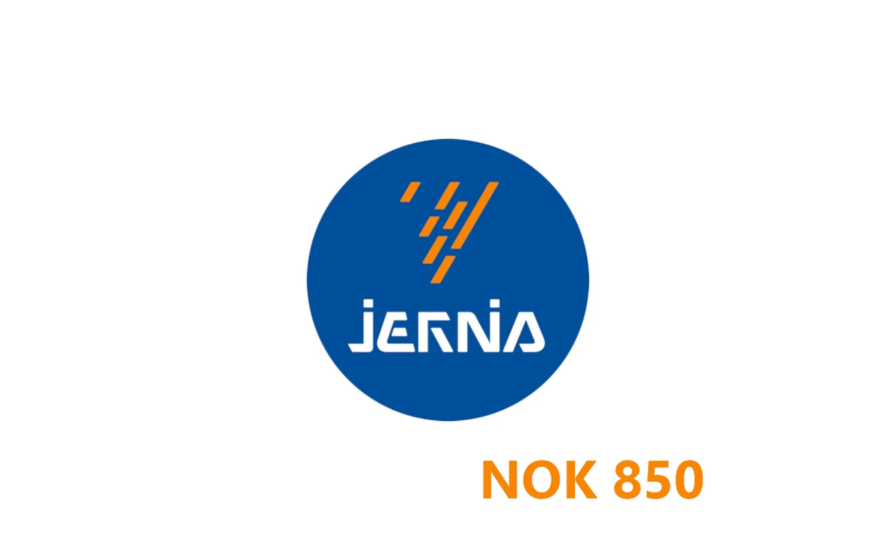 Jernia 850 kr Gift Card (Norway)