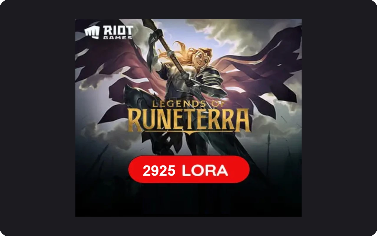 Legends Of Runeterra 2925 Gift Card (Turkey)